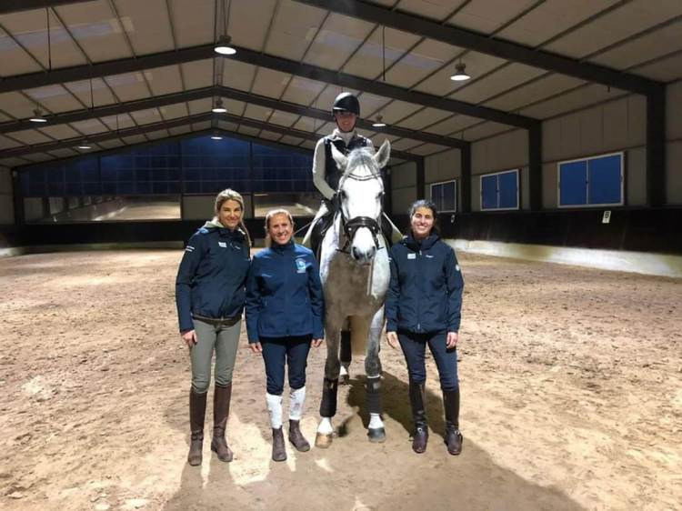 My awesome dressage team